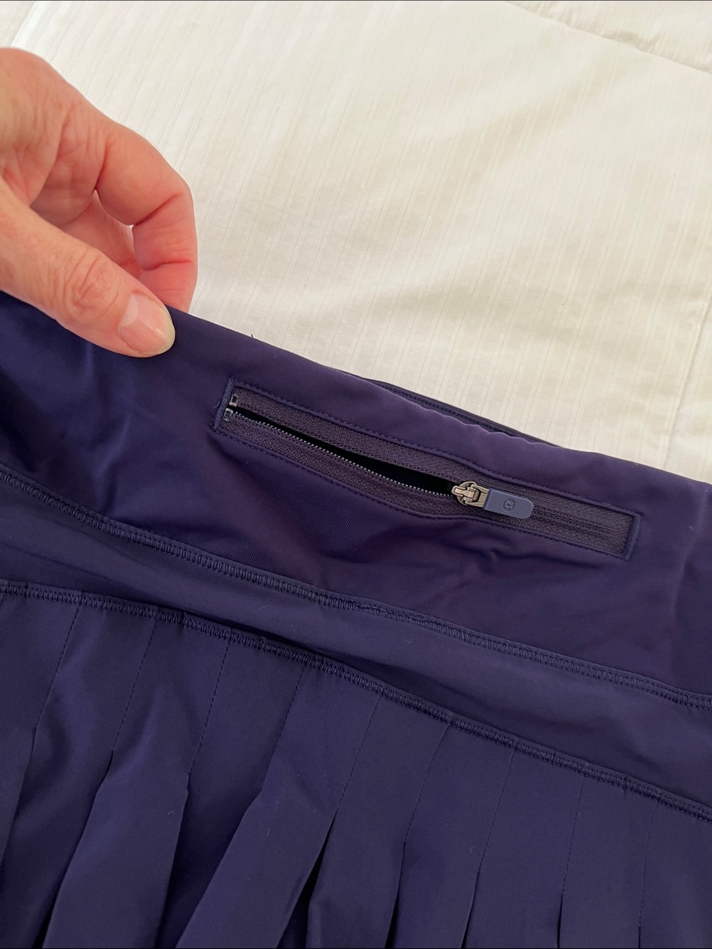 lululemon athletica Deep Purple Athletic Skort with Built-In Shorts - Picture 5 of 6